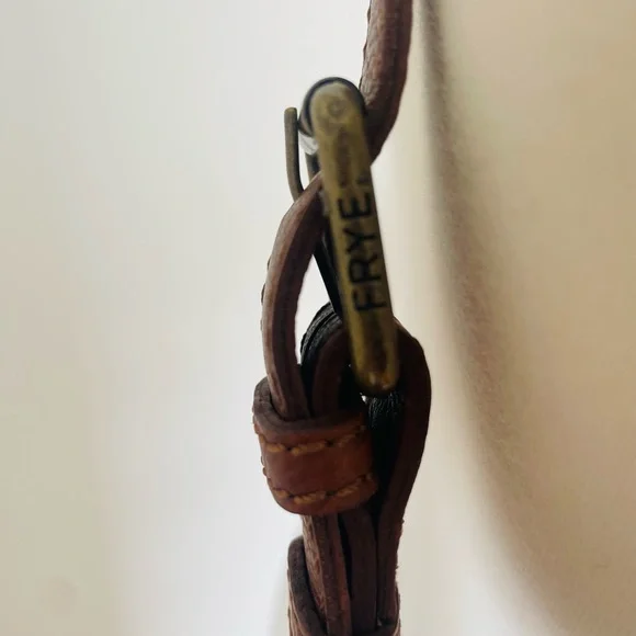 Frye Ari Cognac Leather Crossbody Bag - Picture 6 of 14